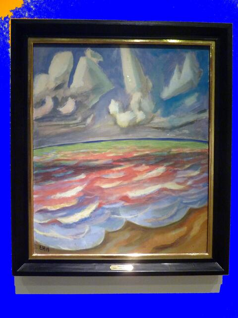 HECKEL-Gemälde: "Wolkenschatten"" 1918. Museum Flensburg; a&s-Bild. W.H.