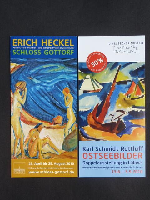 Vergünstigungen beim Besuch von 2 Ausstellungen: Schleswig & Lübeck.