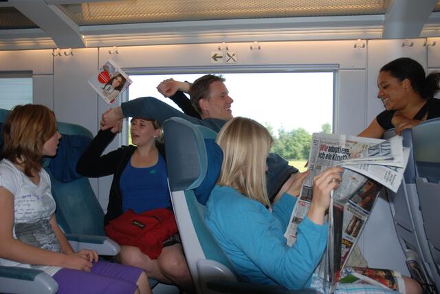 TTA in Berlin  11  wieder im zug nach Hannover