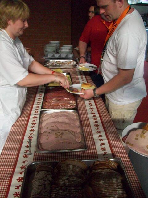 Viele Sorten Aufschnitt gab es auch.