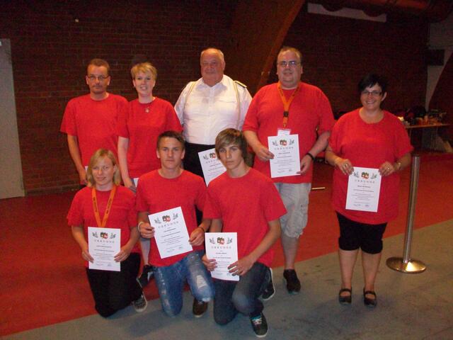 Die Schießstand-Crew