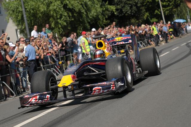 Vettel mit seiner "Randy Mandy"