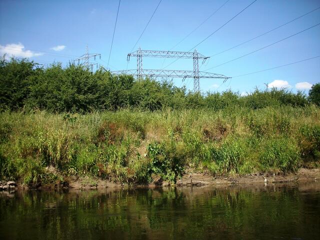 Strom unter Strom - Ufer betreten verboten