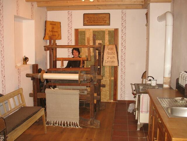 Webstuhl im Flachsmuseum