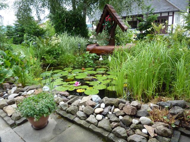 Hausgarten des Gastgebers