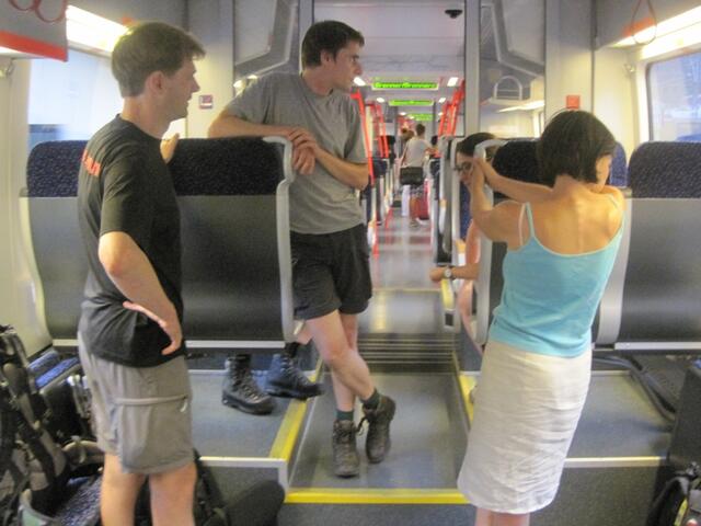 Blick auf die Berge bei Innsbruck.