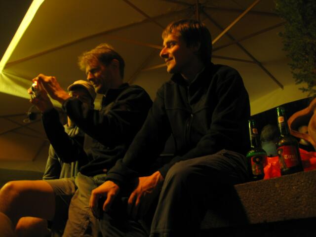 Im Garten des Jazzkellers Belize.