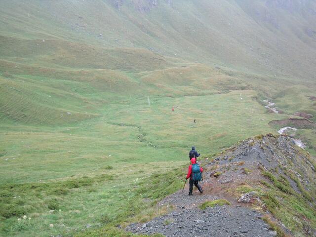 Der Schnee wird zu Regen.
