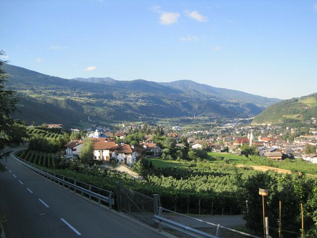 Herrliches Wetter am nächsten Tag.