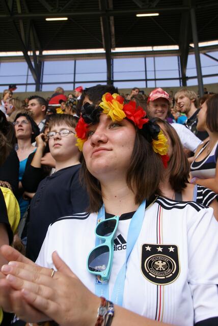 Vanessa beim U 20 Spiel!