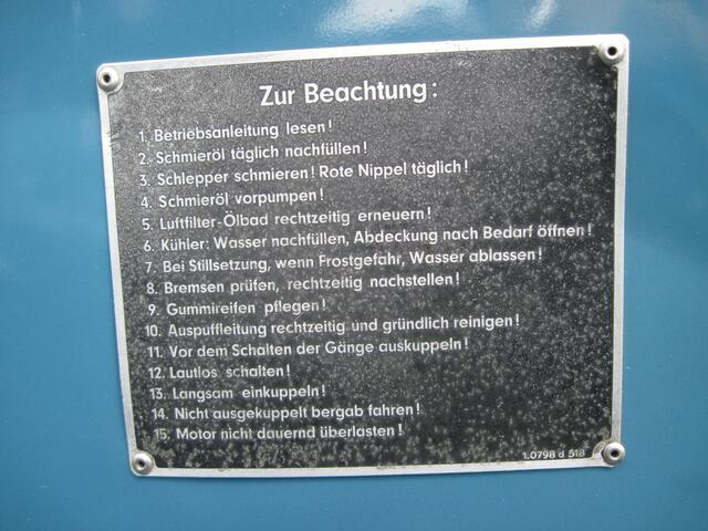 Motor darf schon überlastet werden, aber doch nicht dauernd!