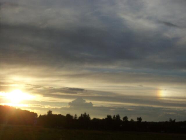 Eichenau, 29.7.10, 20:22 Uhr, Richtung Hoflacher Berg