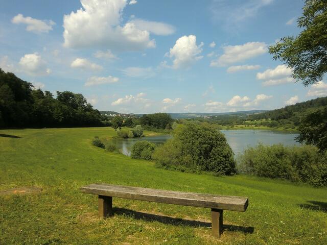 Am Niddastausee bei Schotten.