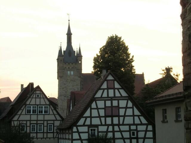 Romantisches Städtchen: Bad Wimpfen am Neckar.