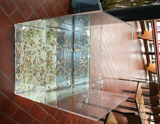 Mit diesem Wasserbecken macht Spenden mehr Spaß als sonst.