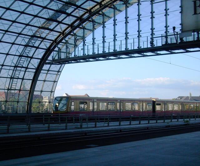 Die S-Bahn in Berlin . . .