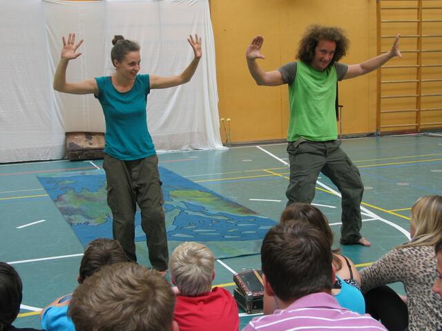 Sarah Hieber und Michael Gleich in "Goodbye Nordpol".