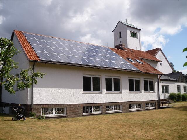 die Solaranlage von St.Nikolaus Burgdorf