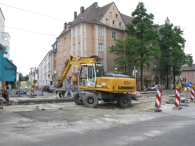 Sicht von der Radetzkystraße aus
