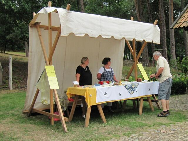 Stand mit Luffenverkauf
