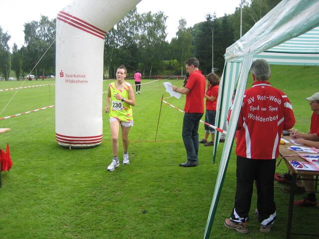 Auch Mandy ist im Ziel