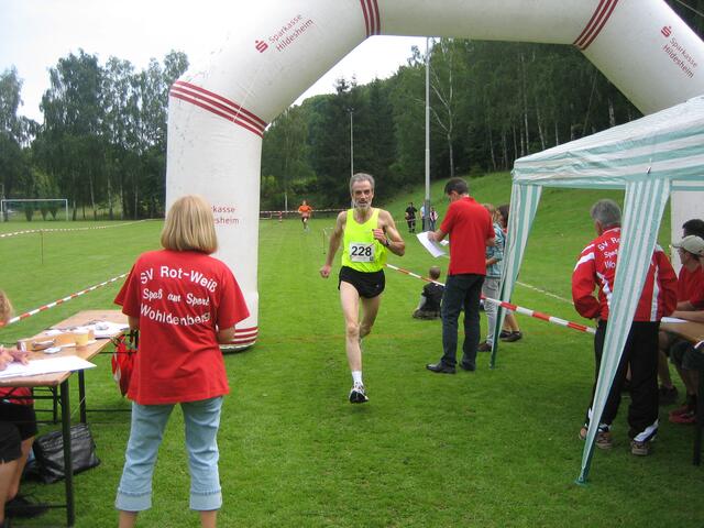 Reinhard Fuhrberg im Ziel