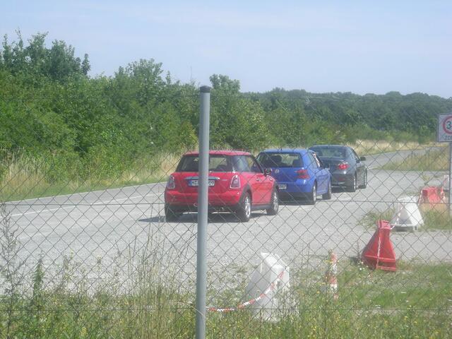 Erstmal mit dem Auto vertraut machen.