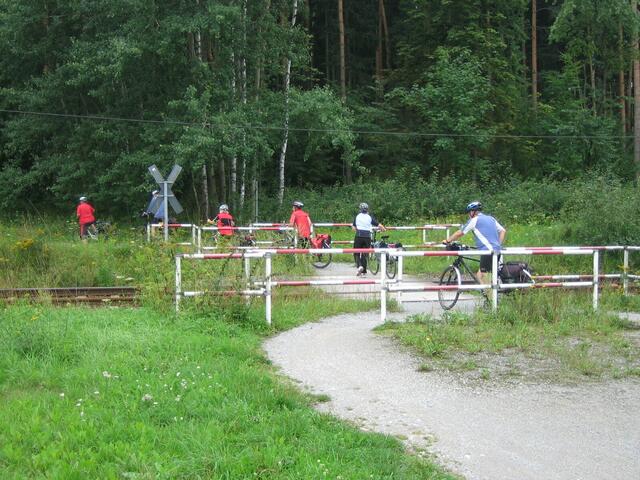 Bahnübergang bei München