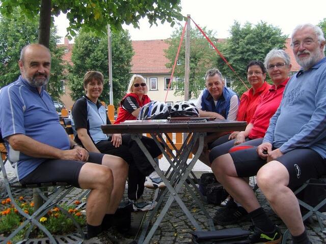 Kurze Kaffeepause in Stadtilm