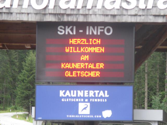 Mautstelle zum Kaunergletscher