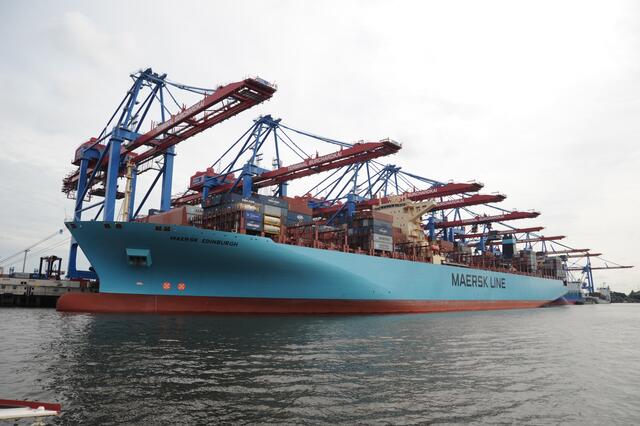 Der Aufschwung bringt wieder Arbeit im Hafen.