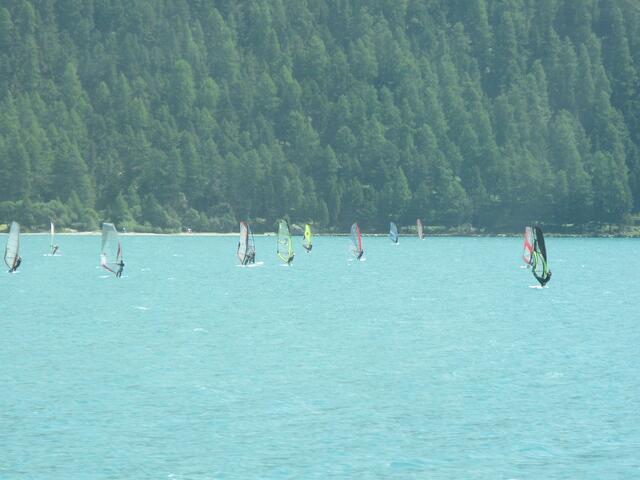 See bei St. Moritz Silvaplana vor dem Malojapass