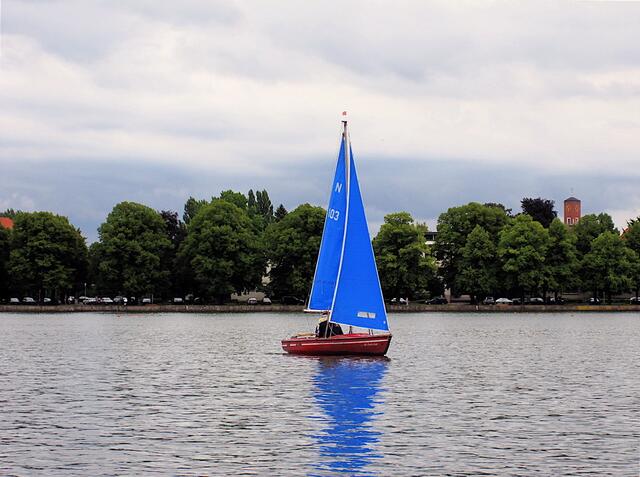 Ein blauer Hauch von Ruhe und Erholung