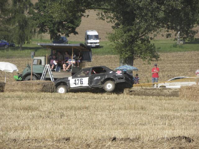 Kurz vor einem Überschlag.