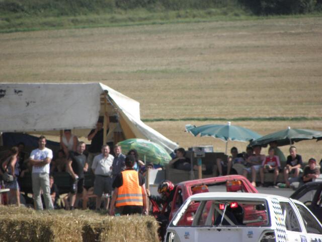 Crash auf der Strecke.