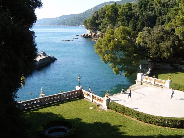 Anlegestelle auf Schloss Miramare