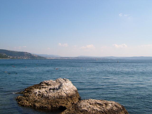 Blick nach Triest