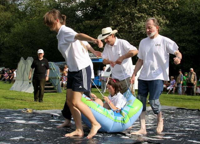 Das Boot scheint zu kentern
