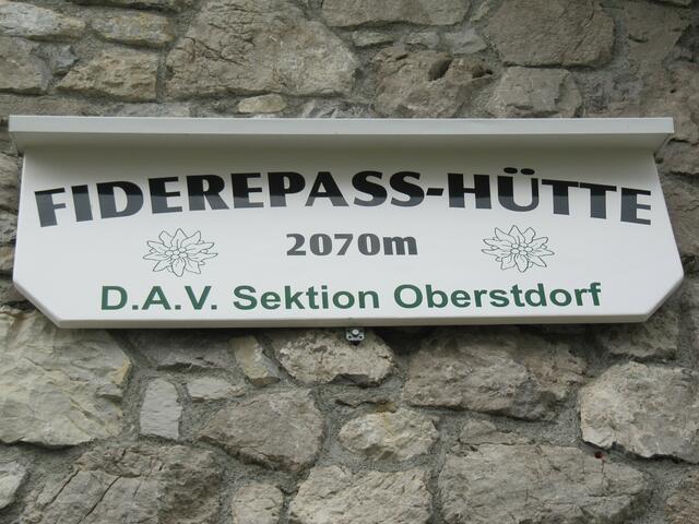Hüttenschild