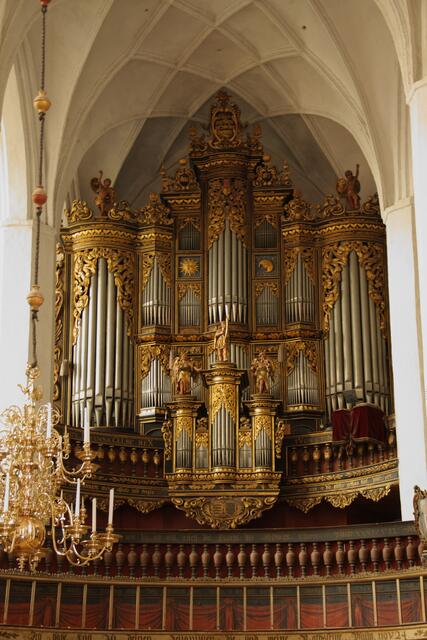 1672 gebaut: die hochbarocke Orgel von Christoph Donat aus Leipzig