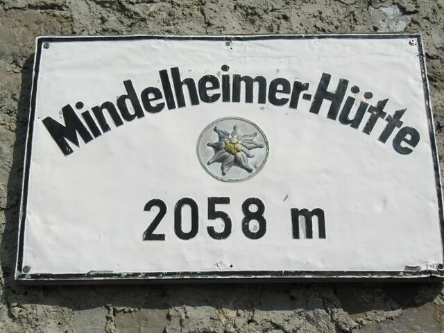 Hüttenschild