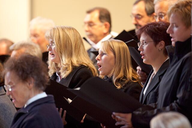 Chor Schwabmünchen bei einem Konzert