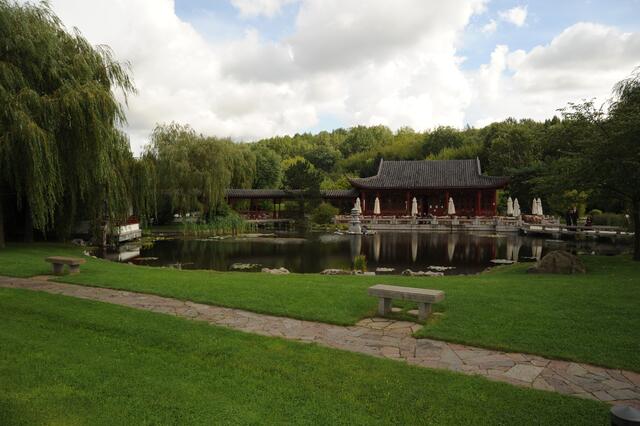 Der chinesische Garten.
