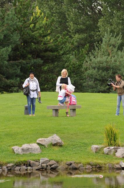 Auch viele Einschüler mit ihren Schultüten wurden Abgelichtet.