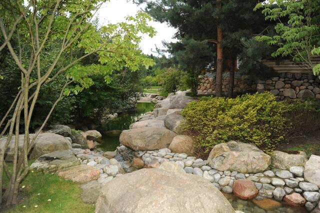 Immer wieder kleine Bäche.