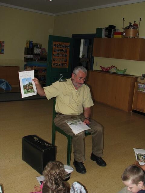 es gibt auch berittene Polizei