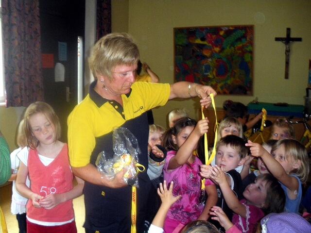 Post-Geschenkverteilung