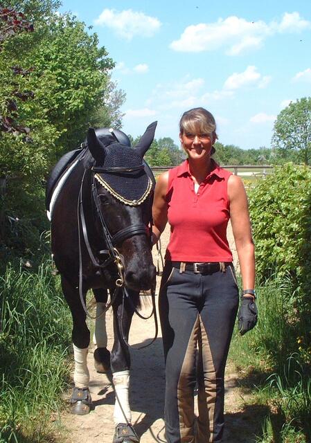 Mit "Donata" in freier Natur ...