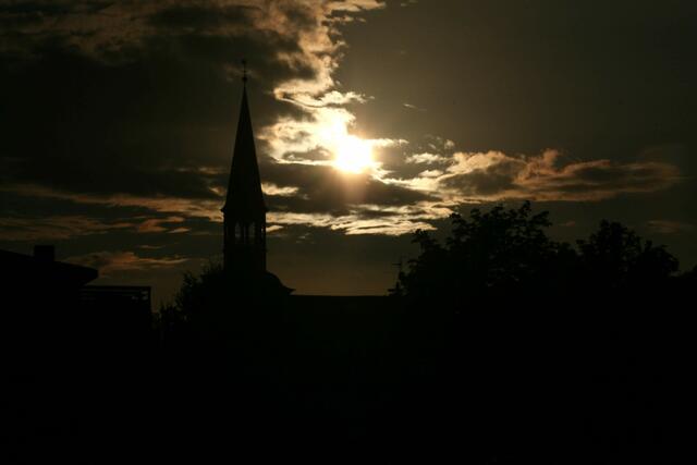 Der Abschluß eines Abends.