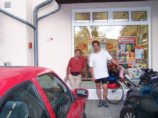 Warten im Regen